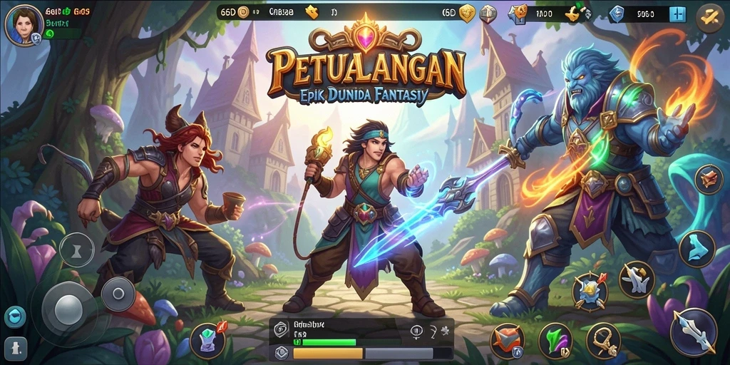 Tangkapan layar menampilkan aksi pertarungan epik dalam 66D.