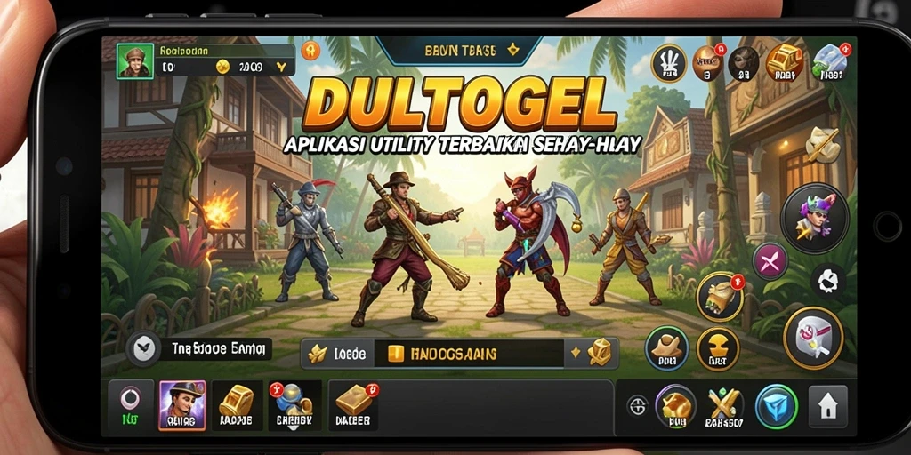 Tampilan antarmuka DULTOGEL yang user-friendly dan mudah dinavigasi.