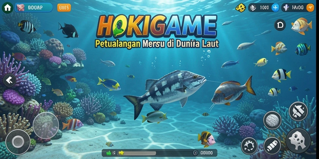 Tangkapan ikan yang memukau dalam permainan HOKIGAME.
