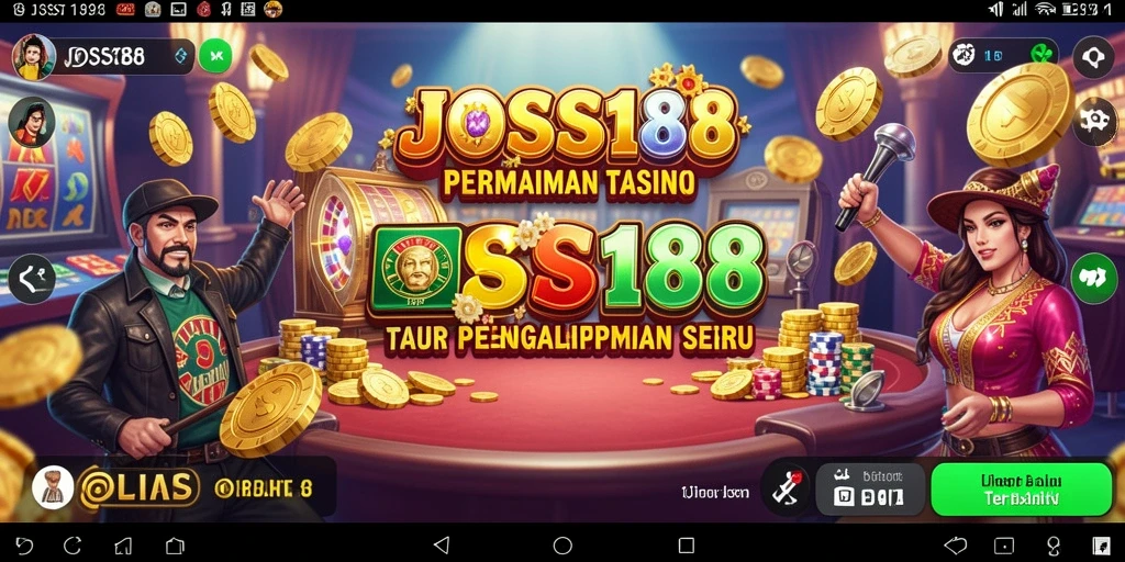 Screenshot JOSS188 menampilkan gameplay seru dan grafis menarik dari permainan Kasino.