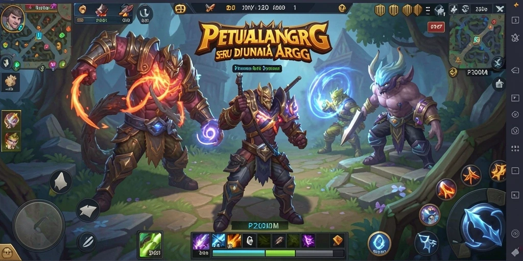 Gameplay seru dan menegangkan di dunia P200M.