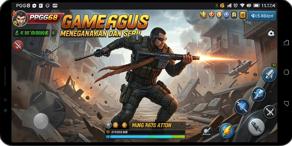 Gameplay PGG68 menunjukkan aksi menegangkan dan grafis yang menawan.