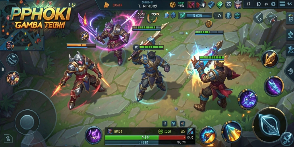 Gameplay seru PPHOKI dengan pertarungan tim yang menegangkan.