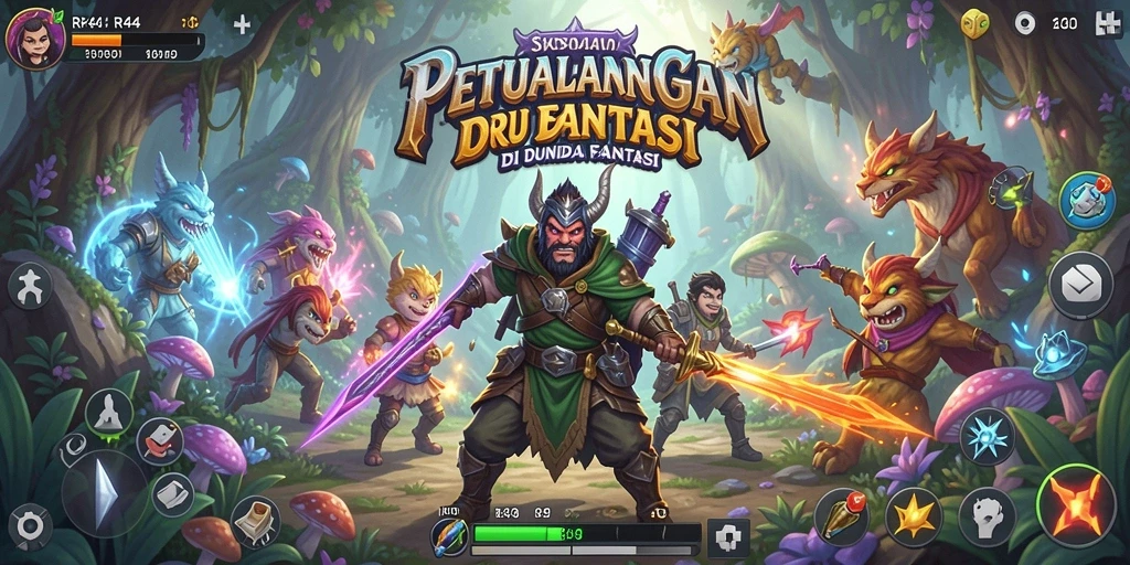 Tampilan gameplay seru dan aksi mendebarkan di RR44.