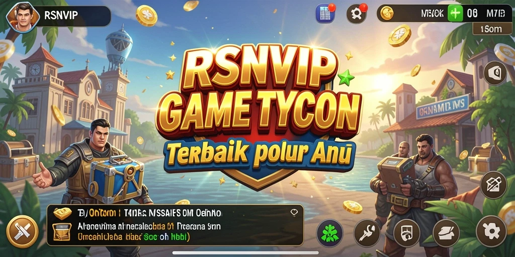 Tampilan gameplay yang menarik dan penuh warna dari RSNVIP.