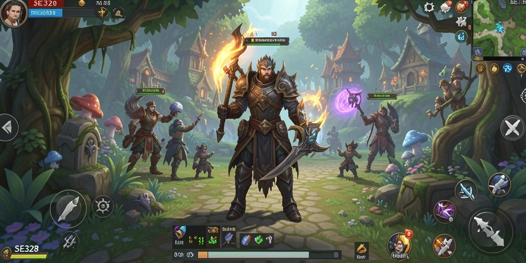 Menampilkan aksi gameplay seru di dunia RPG.