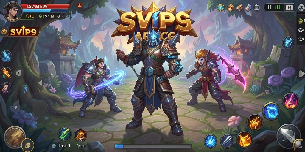 Screenshot menampilkan aksi seru di dunia ARPG SVIP9.