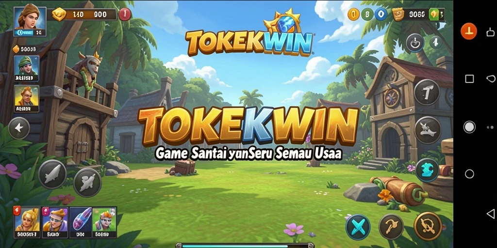 Tangkapan layar menunjukkan gameplay seru dan sederhana dari TOKEKWIN.