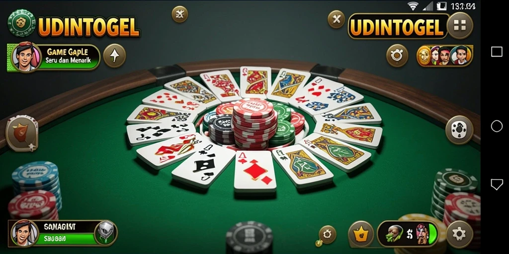 Tampilan screenshot gameplay Gaple yang seru dan menarik.